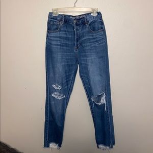 Button fly jeans
